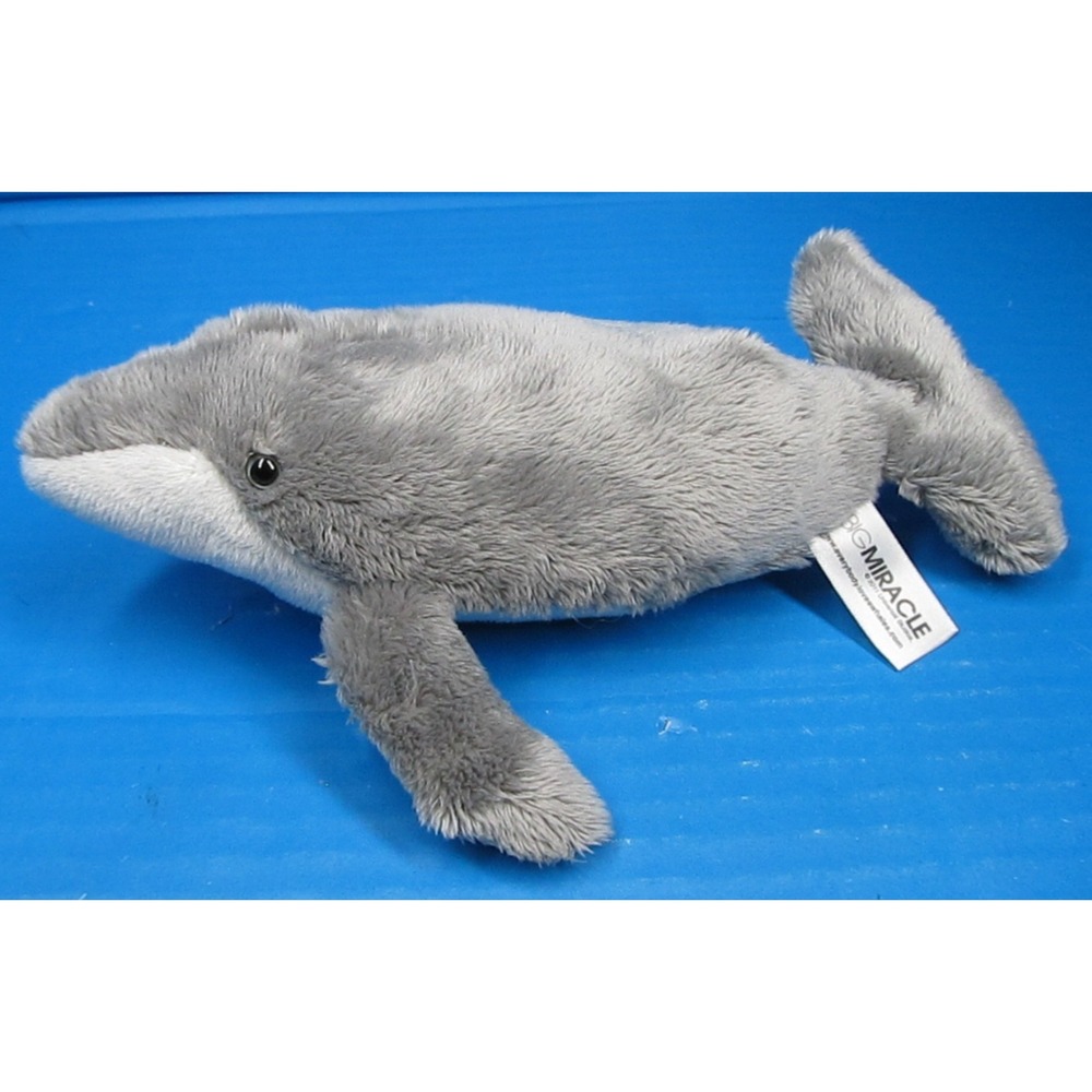 Universal Studios Big Miracle Promotional Plush Gray Whale Stuffed Animal w/Tag